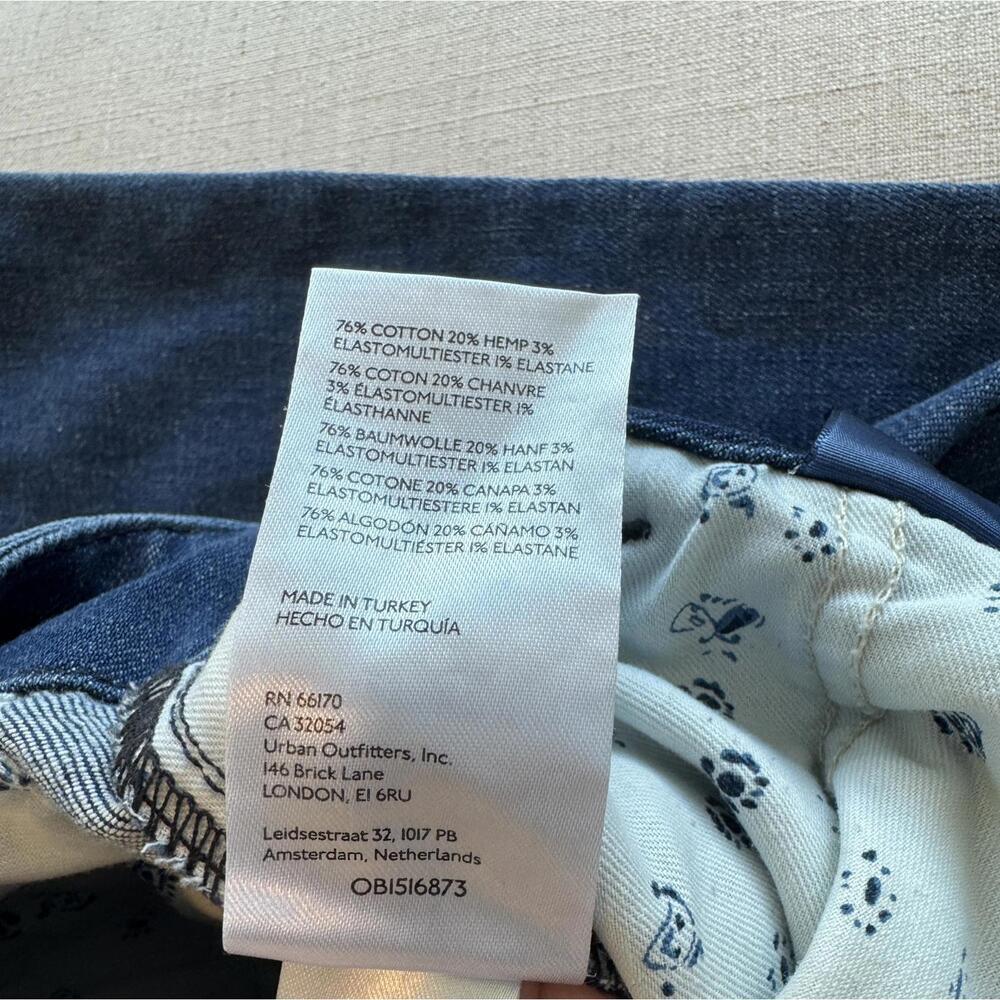 Pilcro Anthropologie Mid-Rise Bootcut Flare Jeans Dark Wash Size 29 - Picture 6 of 7